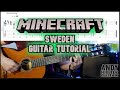 Minecraft Sweden Guitar Tutorial Lesson