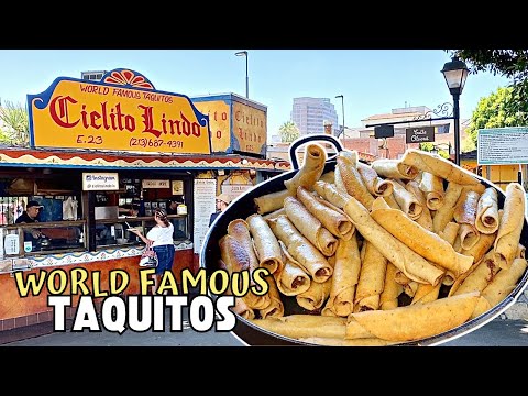 WORLD FAMOUS Beef Taquitos | ICONIC Mexican Food in Los Angeles
