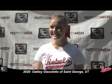 2020 Oakley Giacoletto Pitcher/Utility Softball Skills Video - Lil Rebels