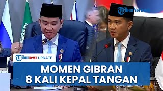 Momen Gibran 8 Kali Angkat dan Kepalkan Tangan saat Pidato di KTT G20, Gaya Pidatonya Jadi Sorotan