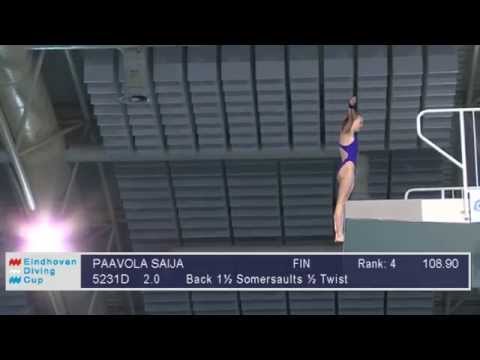 Eindhoven Diving Cup 2015, Girls B platform