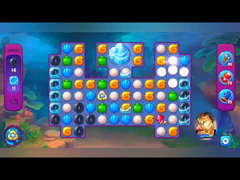 фишдом 2022 # 10633 уровень - прохождение без бустеров # Fishdom,  10633  level - no Boosters.