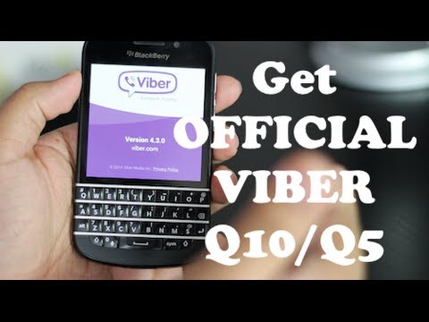 comment installer viber sur blackberry