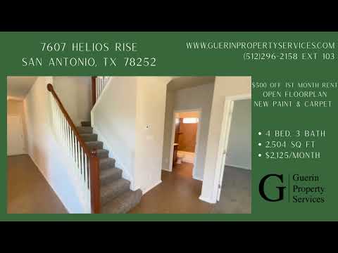 2 Week Free Move-In Special! Spacious 4-Bedroom Solana Ridge Home with Office, Game Room & Large Backyard property video