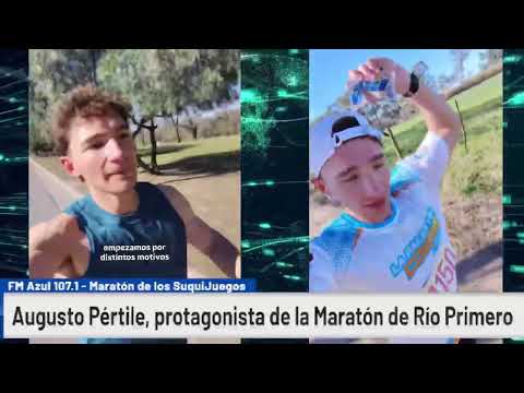 Augusto Pértile, protagonista de la Maratón de Río Primero