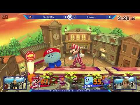 The Smash Lab Winners R1 - Elomavi (Kirby) vs Skilled Roy (Mario)