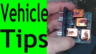 Vehicle Tips: Dodge Caravan turn signal problem