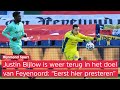 Justin Bijlow maakte zijn rentree bij Feyenoord: 'Eerst hier presteren, dan komt de rest vanzelf'