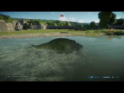 Jurassic World Evolution 2: (Modified) Pachyrhinosaurus vs Tyrannosaurus Rex