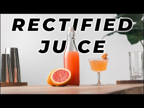 A simple trick to make better cocktails - The Rectified grapefruit juice