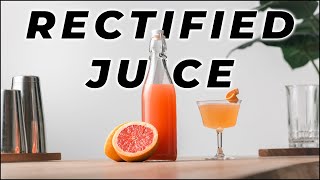 A simple trick to make better cocktails - The Rectified grapefruit juice