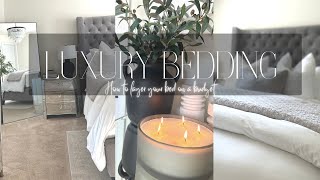 HOW TO LAYER YOUR BED LUXURY AFFORDABLE| AMAZON LUXURY BEDDING|MELLANNI BED SHEETS REVIEW|