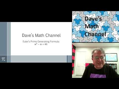 Euler's Prime Generating Formula: n^2 - n + 41