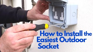 How to Install the Easiest Outdoor Socket