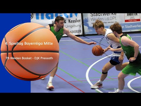 TB Weiden Basket - DJK Pressath | 4. Spieltag Basketball Bayernliga Nord | Highlights