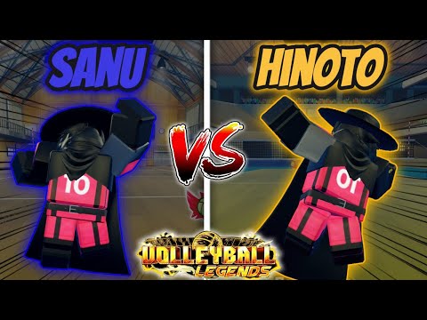 Timeskip Hinoto Vs Sanu | Volleyball Legends