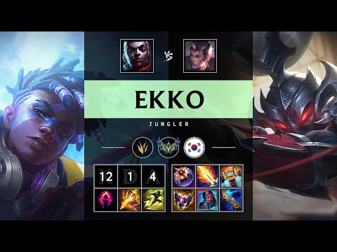 Ekko Jungle vs Xin Zhao - KR Challenger Patch 25.21