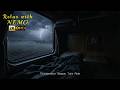 Night Train Ride in a Thunderstorm 🚂 Dimly Lit Train Sleeper Car Ambience / Train, Rain & Thunder 🔊