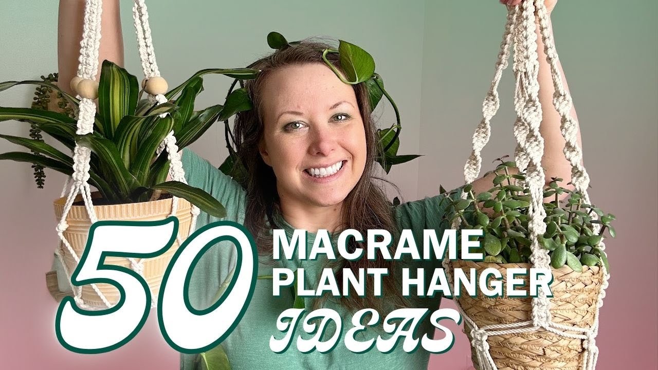 50 Macrame PLANT HANGER Ideas (with Patterns!) 🤩