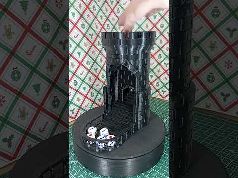 Башня для бросания кубиков «Smash the Auto-Reload» - 3D-печатанная Dice Tower с авто-перегрузкой (FDM технология) - фото 2 - id-p2742241173