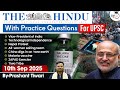 The Hindu Analysis 10th September 2025 The Hindu News Paper Today With Practice Questions