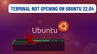 Terminal not opening on Ubuntu 20.04 | 21.04 |22.04 OS