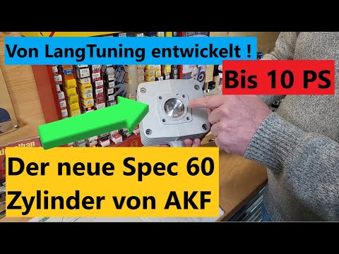 Der neue AKF Spec 60 Zylinder für Simson ! Bis 10 PS