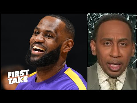 斯蒂芬-A.對勒布朗成為大多數體育博彩公司的MVP熱門的反應｜第一時間報道 (Stephen A. reacts to LeBron becoming the MVP favorite at most sportsbooks | First Take)