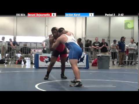 Men 120 KG / 264.5 lbs - Denzel Dejournette vs. Jordan Karst