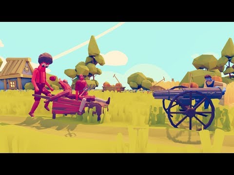 (1v1) Wheelbarrow vs Every Unit (From Wild West Update) in TABS (Totally Accurate Battle Simulator)