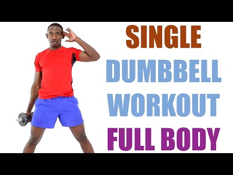 30 Minute Dumbbell Strength Training for Fat Loss Full Body Workout  250 Calories 