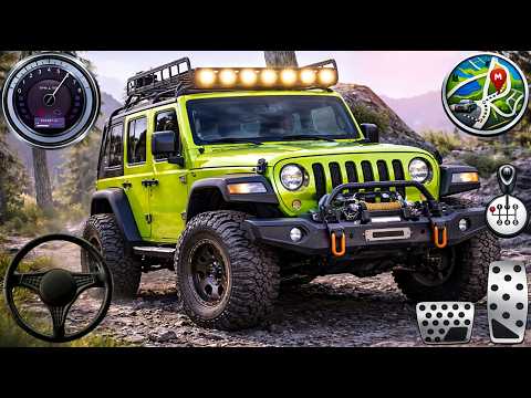 4x4 Offroad Jeep Driving Simulator 3D - Drive SUV 4x4 jeep Offroad Game - Android GamePlay