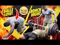 Balls Low! Bench High!