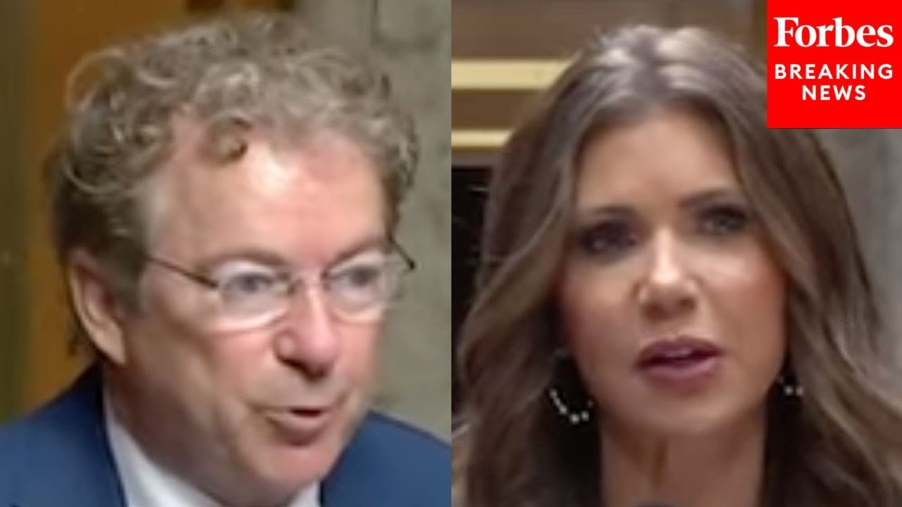 ‘Where’s The Rest Of The $46 Billion?’: Rand Paul Confronts DHS Sec. Kristi Noem On Border Spending
