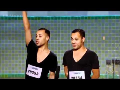 James & Nick Aragon (Ninja Twins) - SYTYCD 9 (L.A. Auditions)