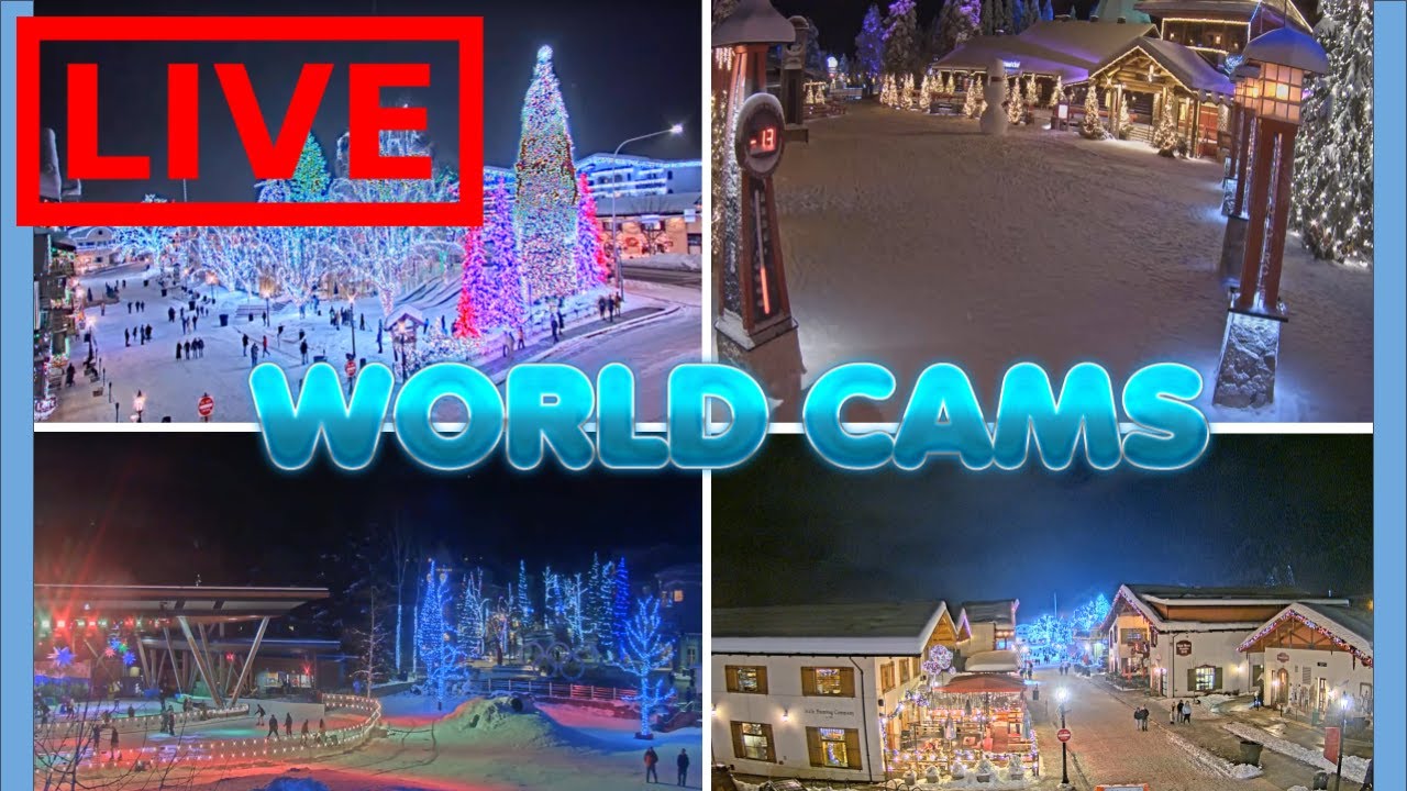 🎄 LIVE New Year's Countdown 2025: Relaxing Webcams Around the World! 🌟❄️