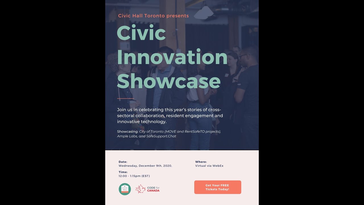 Civic Hall Toronto: Civic Innovation Showcase 2020