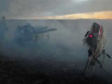 Passchendaele WWI Movie Cannon Fire sparks behind the scene 15 # 207
