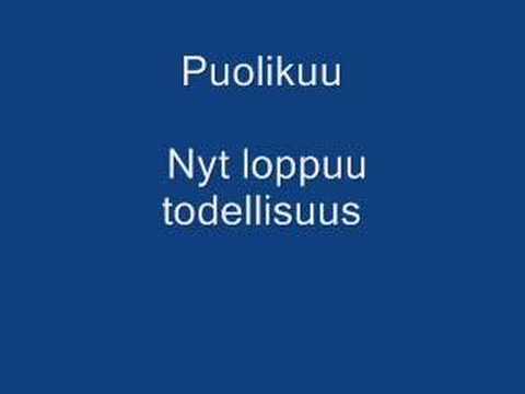 download lagu mp3 mp4 Puolikuu Nyt Loppuu Todellisuus, download mp3 Puolikuu Nyt Loppuu Todellisuus free downloadn, video klip Puolikuu Nyt Loppuu Todellisuus