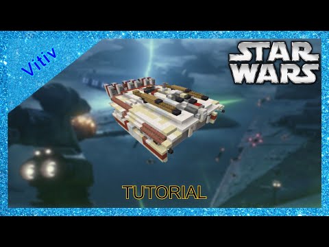 Star Wars Resistance YC-123B Transport Hauler in Minecraft - 1:1 Scale - Tutorial