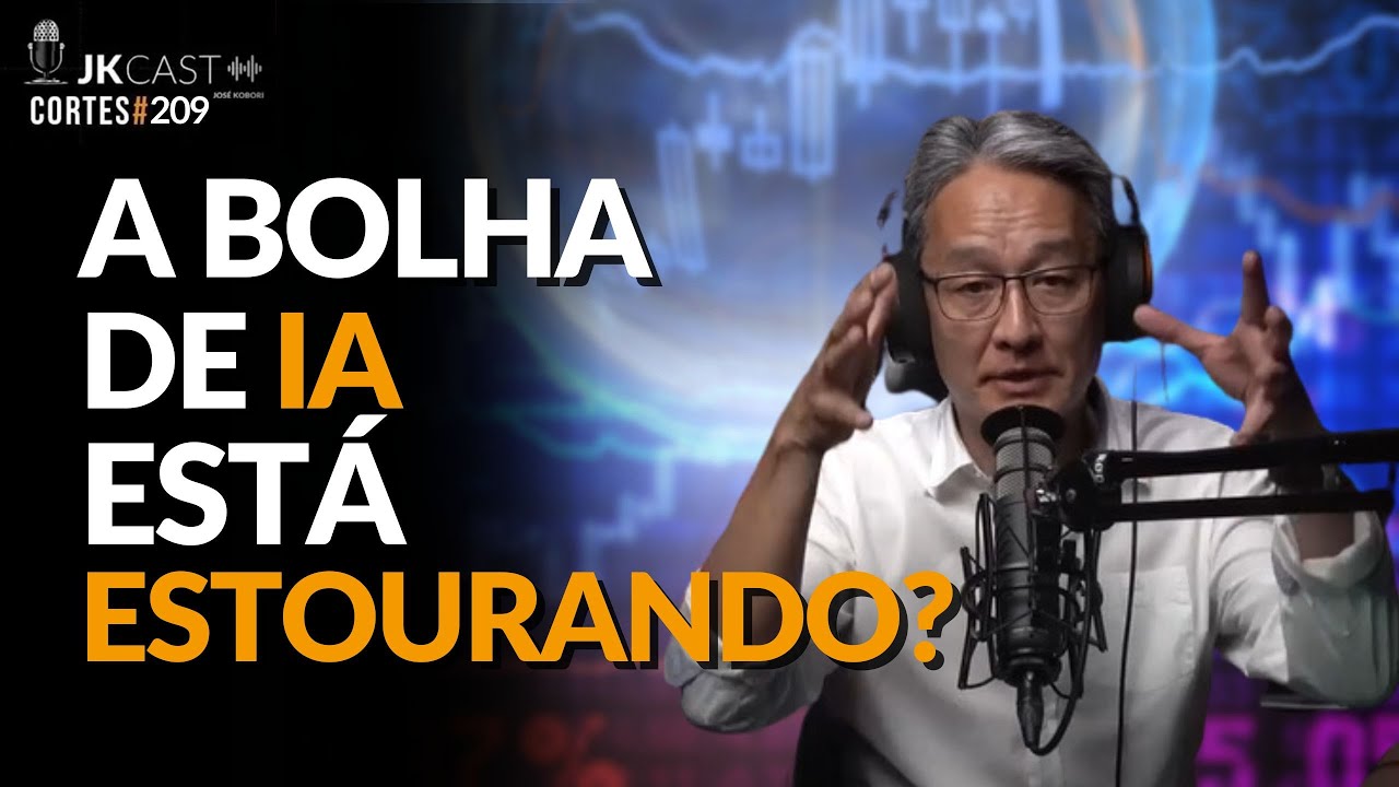 Bolha de IA Estourando? A Queda da Nvidia é um Sinal de Alerta? - Corte JK Cast #209