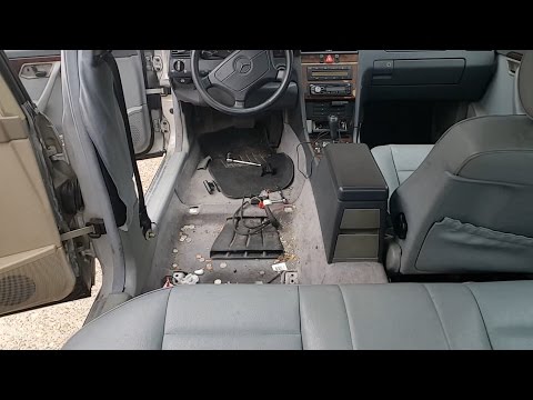 W202 - HOW TO REMOVE AND CLEAN UNDER SEATS!