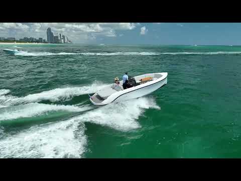 Rand Play 24 boat at Haulover Inlet near Miami, Florida