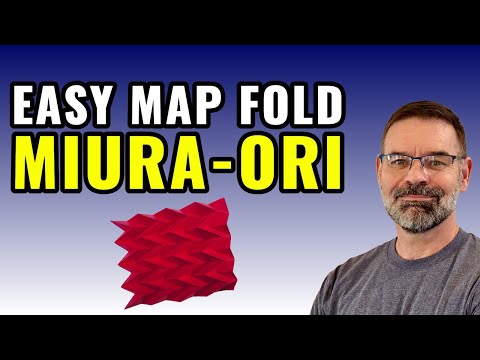 Einfaches Miura-Ori-Kartenfalt-Tutorial