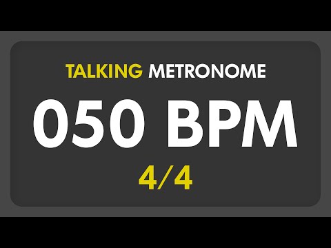 50 BPM - Talking Metronome (4/4)