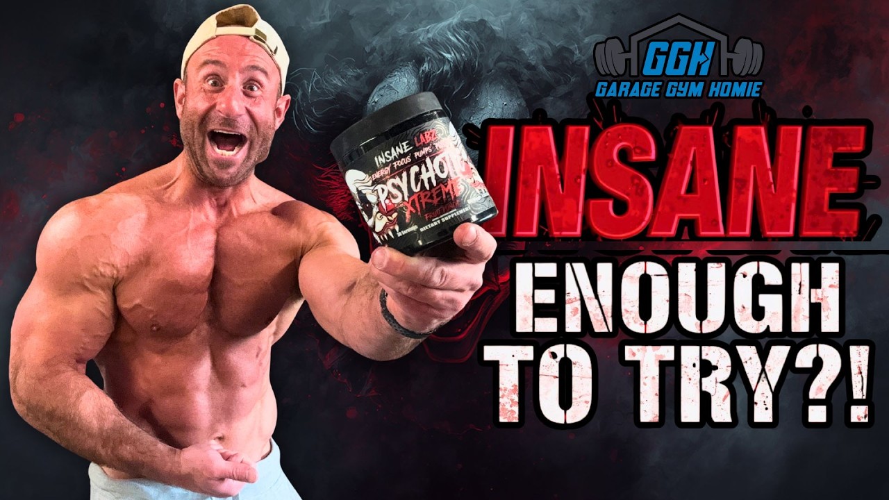 The Most INSANE Pre-Workout EVER… Was It Too Much? | Insane Labz Psychotic Xtreme Pre-Workout Review
