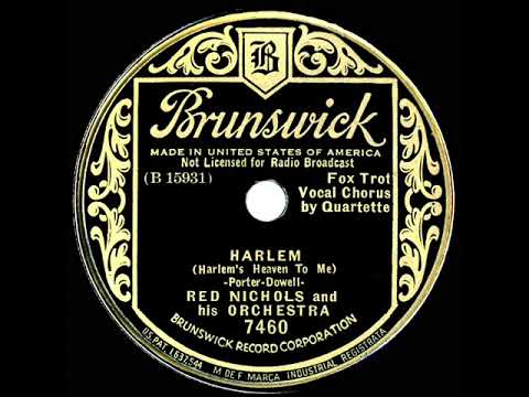 1934 Red Nichols - Harlem (Harlem’s Heaven To Me) (King Harvey & The Songcopators, vocal)