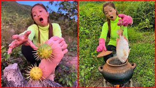 Survival Skills: SMART idea and USEFUL with single mom in forest #bushcraft #camping #outdoors #idea