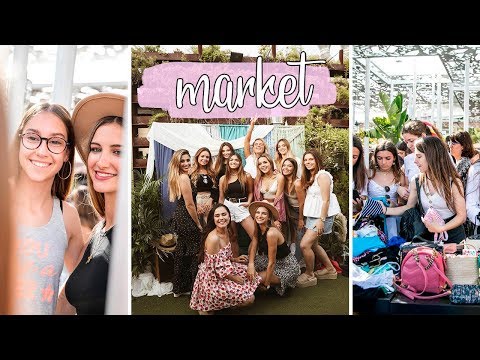 MONTAMOS UN MARKET EN BARCELONA 👗👛| Paulabrookie