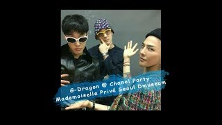 G-Dragon @ Chanel Party Mademoiselle Privé, Seoul